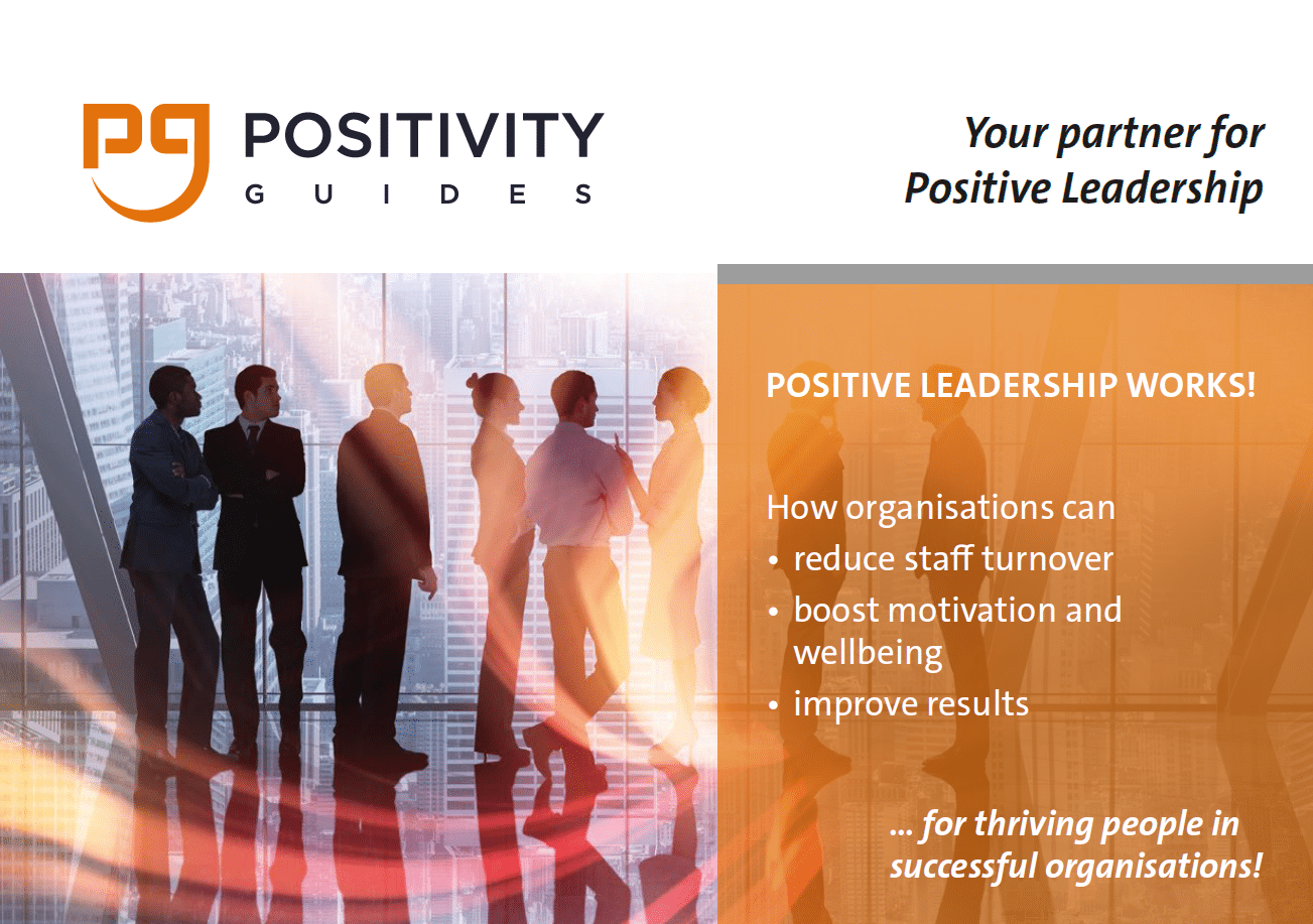Flyer Positivity Guides Overview Services Title Positivity Guides Overview Services Positive Leadership Trainings Workshops